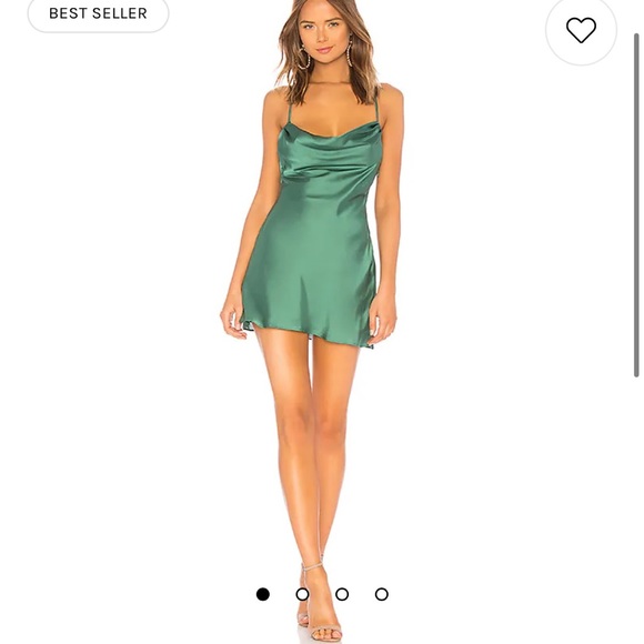 NWT Lovers and Friends green slip dress in size medium. Purchased from Revolve. - Picture 4 of 4